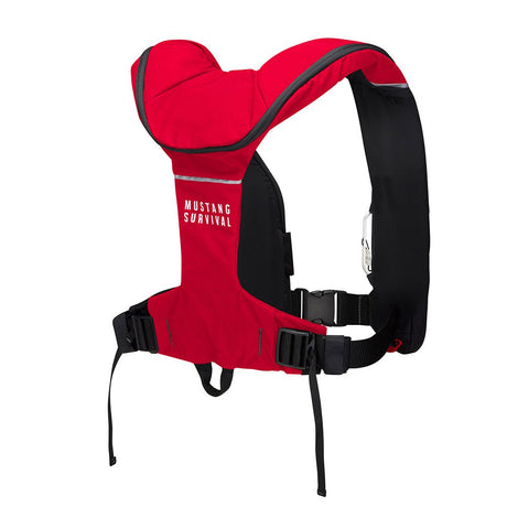 Mustang Elite 190 Offshore Inflatable PFD - Red/Black - Life Raft Professionals