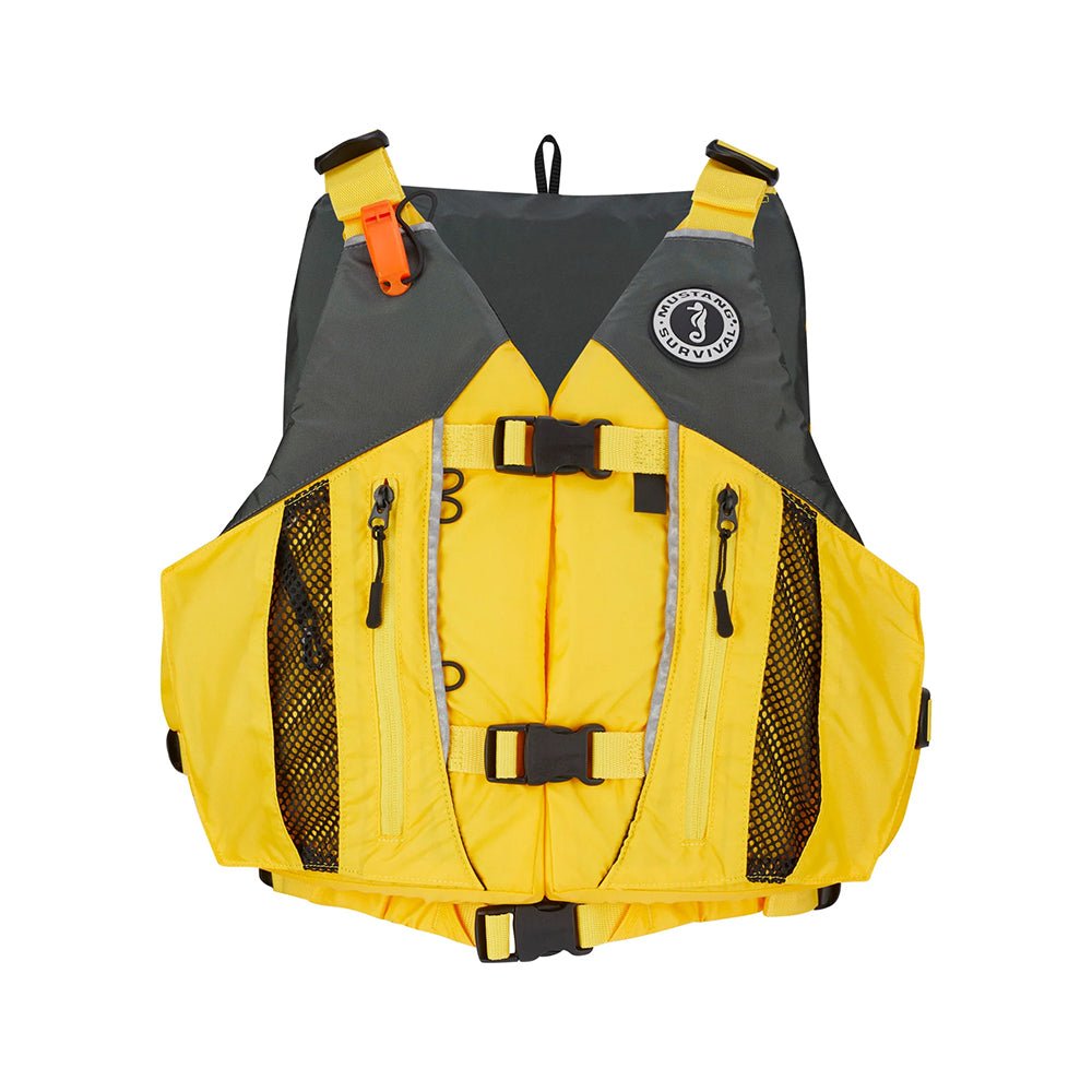 Mustang Solaris Foam Life Vest - M/L - Yellow/Grey - Life Raft Professionals