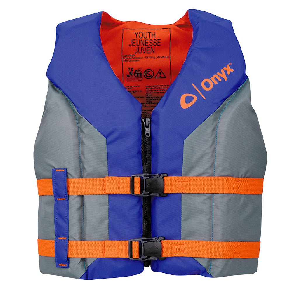 Onyx Shoal All Adventure Youth Life Jacket - Blue - Life Raft Professionals