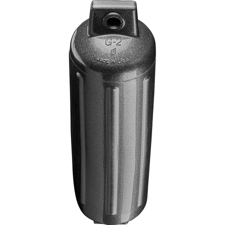 Polyform G - 2 Twin Eye Fender 4.5" x 15.5" - Metallic Graphite - Life Raft Professionals