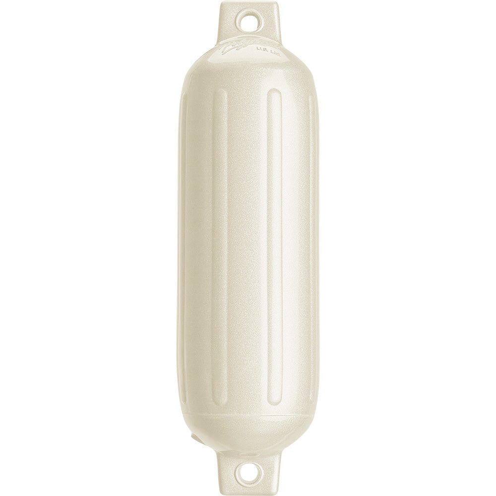 Polyform G - 3 Twin Eye Fender 5.5" x 19" - Metallic White - Life Raft Professionals