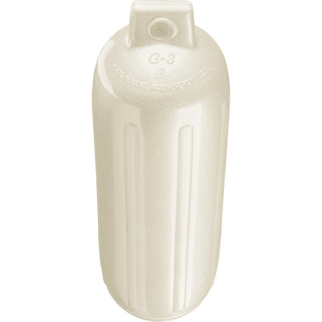 Polyform G - 3 Twin Eye Fender 5.5" x 19" - Metallic White - Life Raft Professionals