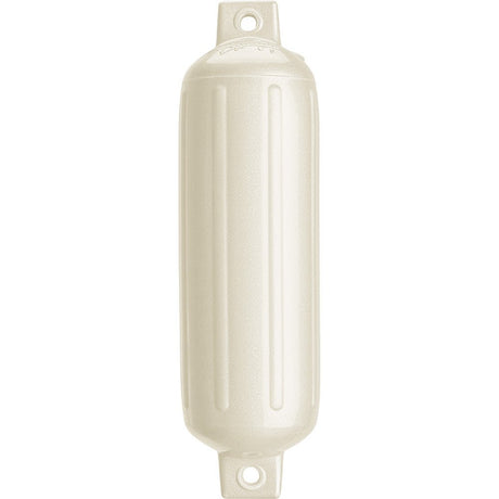 Polyform G - 4 Twin Eye Fender 6.5" x 22" - Metallic White - Life Raft Professionals