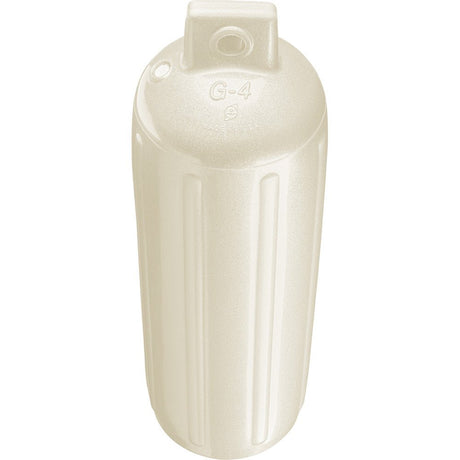 Polyform G - 4 Twin Eye Fender 6.5" x 22" - Metallic White - Life Raft Professionals