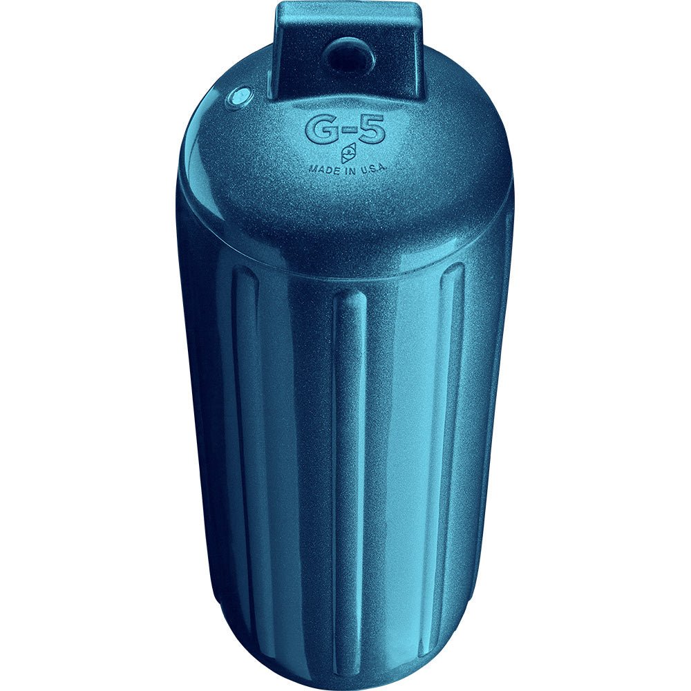 Polyform G - 5 Twin Eye Fender 8.8" x 26.8" - Metallic Blue - Life Raft Professionals