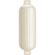 Polyform G - 5 Twin Eye Fender 8.8" x 26.8" - Metallic White - Life Raft Professionals