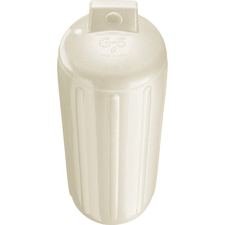 Polyform G - 5 Twin Eye Fender 8.8" x 26.8" - Metallic White - Life Raft Professionals