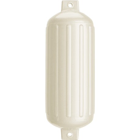 Polyform G - 6 Twin Eye Fender 11" x 30" - Metallic White - Life Raft Professionals