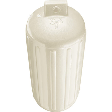 Polyform G - 6 Twin Eye Fender 11" x 30" - Metallic White - Life Raft Professionals