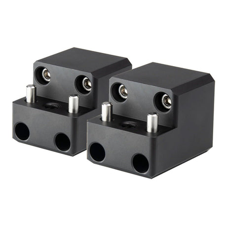 PTM Edge Board Rack Mount - 4 Bolt - Black - Pair - Life Raft Professionals