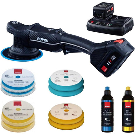 RUPES Random Orbital Polisher Bigfoot HLR21 iBrid Basic Kit - Life Raft Professionals