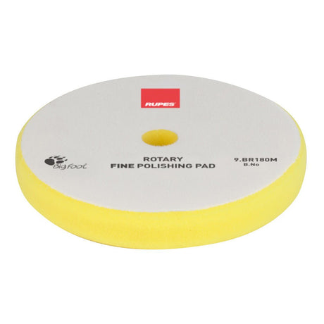 RUPES Rotary Fine Polishing Foam Pad 155/160mm - Yellow - Life Raft Professionals