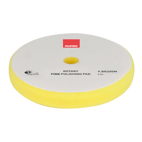 RUPES Rotary Fine Polishing Foam Pad 175/180mm - Yellow - Life Raft Professionals