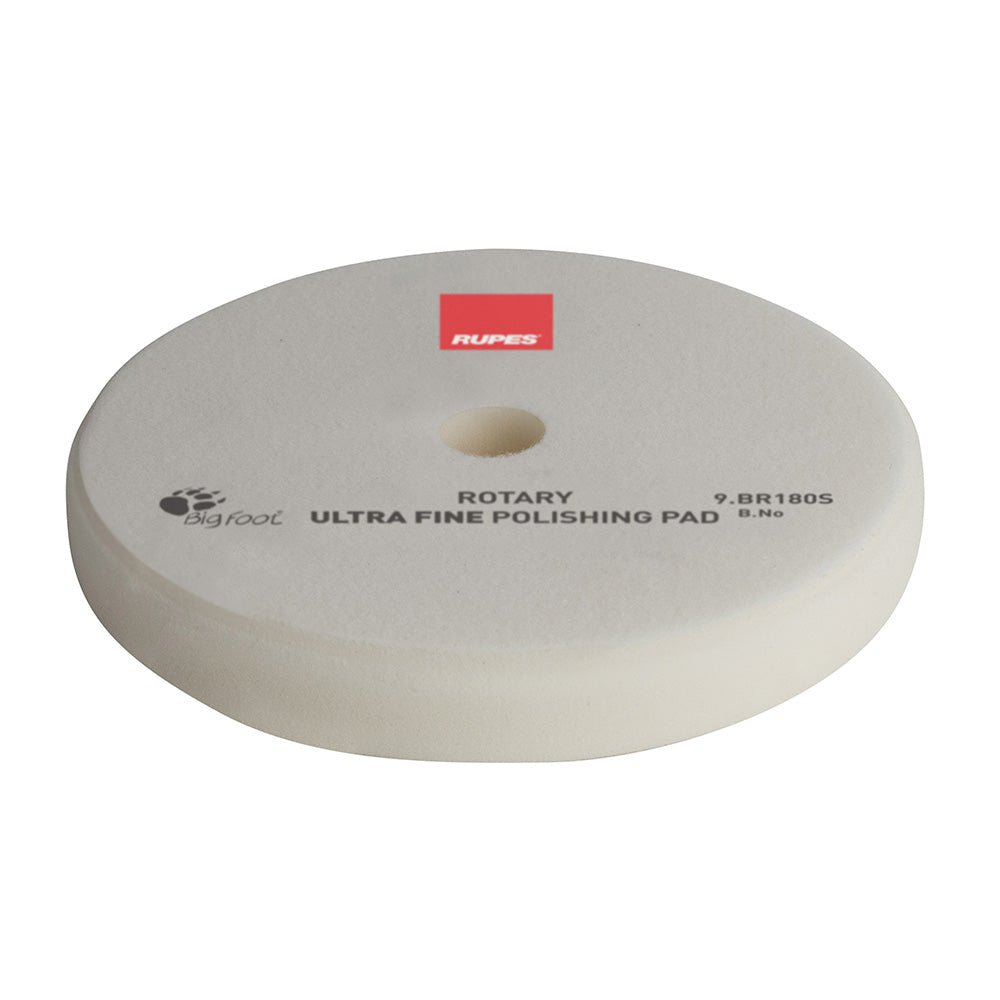RUPES Rotary Ultra - Fine Polishing Foam Pad 155/160mm - White - Life Raft Professionals