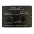Safe - T - Alert 62 Series Carbon Monoxide Alarm - 12V - RV Flush Mount - Black - Life Raft Professionals