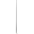 Scout 8' Black VHF Antenna 6dB Heavy Stainless Steel Ferrule w/6M RG - 8x Includes PL - 259 Heavy Duty Offshore Antenna KS - 43 - Life Raft Professionals