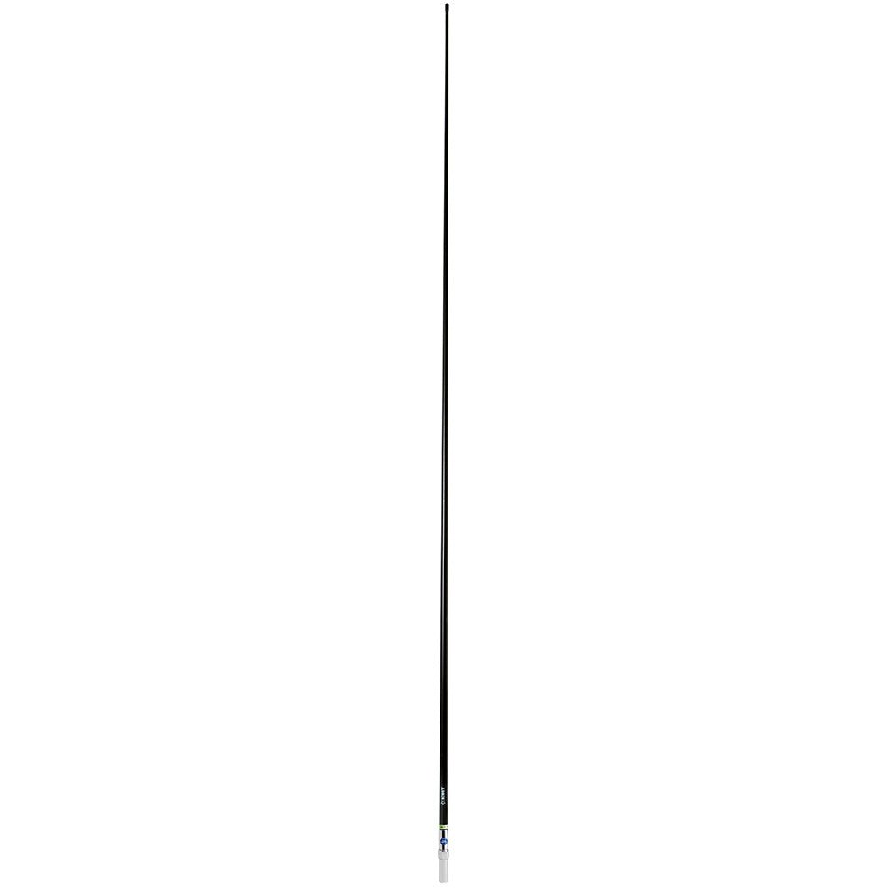 Scout 8' QuickFit Black VHF Antenna w/5M Cable + FME Quick 6 Foam Filled 6db Solid Brass Copper Element - Life Raft Professionals