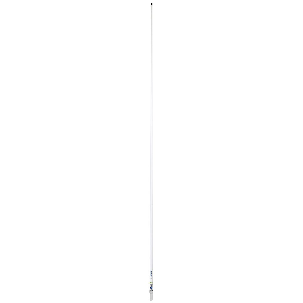 Scout 8' QuickFit White VHF Antenna w/5M Cable + FME Quick 6 Foam Filled 6db Solid Brass Copper Element - Life Raft Professionals