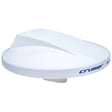 Scout Cruiser 10" White TV Antenna Omnidirectional w/20M, 75 ohms, Cable - Life Raft Professionals