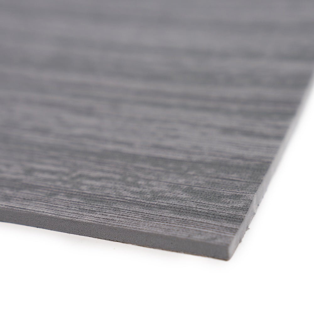 SeaDek 40" x 80" 5mm Full Sheet - Wood Grain Laser Pattern - Storm Grey (1016mm x 2032mm x 5mm) - Life Raft Professionals
