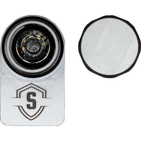 Secure Outdoors Elite Lock - Single - Power - Pole PV - Silver - Life Raft Professionals