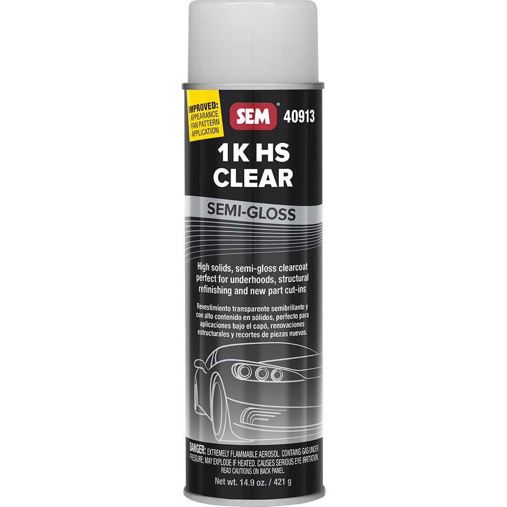SEM 1K HS Clear - 20oz Aerosol Can - Semi - Gloss Finish - Life Raft Professionals