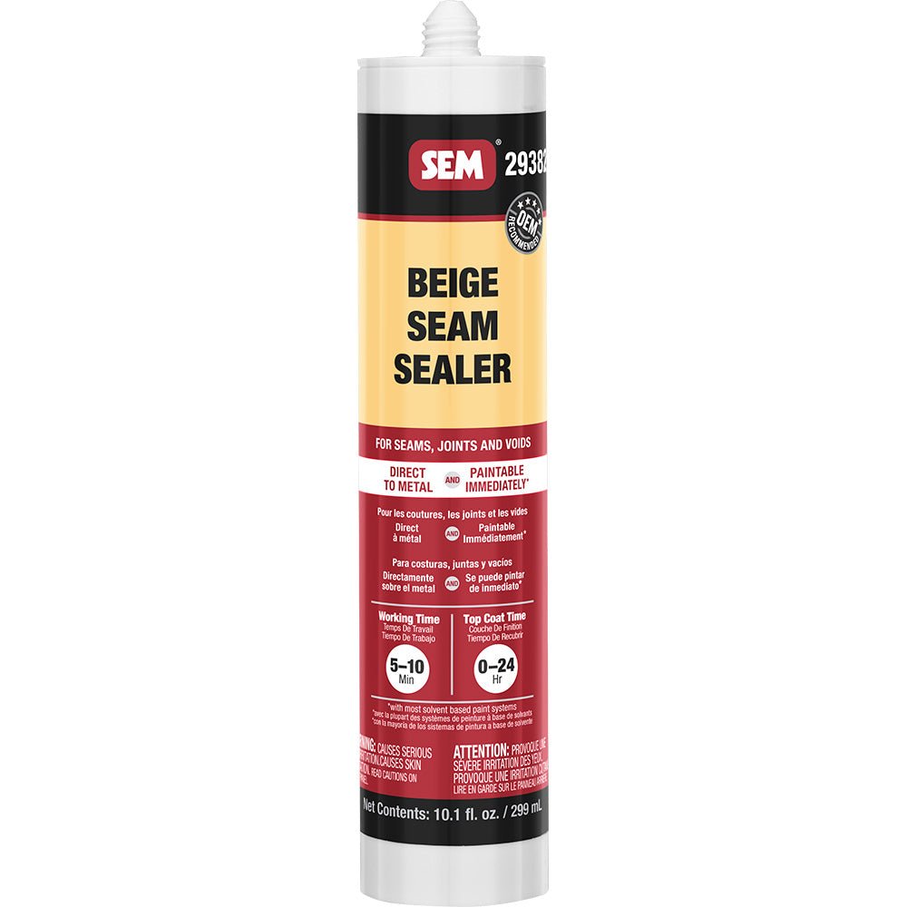 SEM 1K Seam Sealer - 10.1oz Tube - Beige - Life Raft Professionals