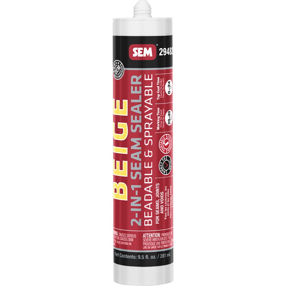 SEM 2 - IN - 1 Seam Sealer - 9.5oz Tube - Beige - Life Raft Professionals