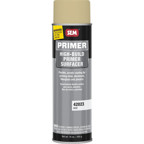 SEM High - Build Primer Surfacer - 20oz Aerosol Can - Beige - Life Raft Professionals