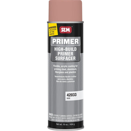 SEM High - Build Primer Surfacer - 20oz Aerosol Can - Rose - Life Raft Professionals