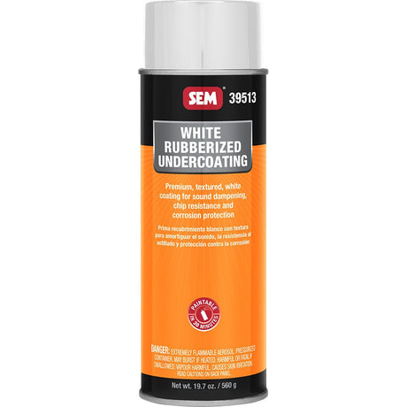 SEM Rubberized Undercoating - 24oz Aerosol Can - White - Life Raft Professionals