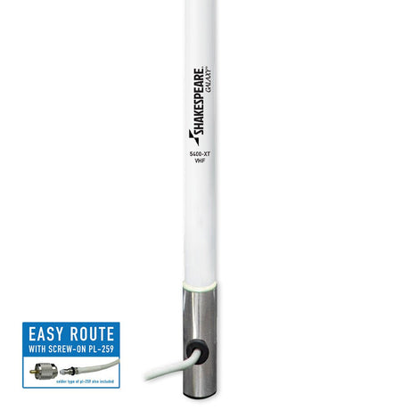 Shakespeare 5400 - XT Galaxy 4' VHF Antenna - 3dB Gain - Life Raft Professionals