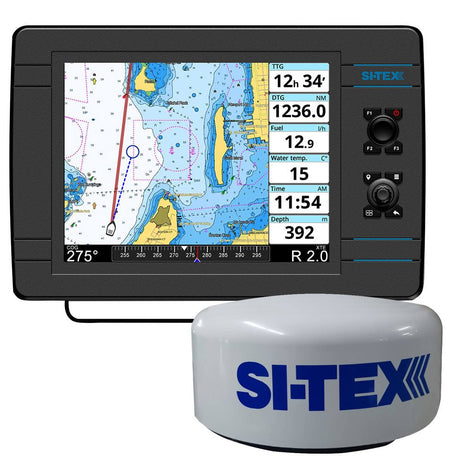 SI-TEX NavPro 1200 w/MDS-15 WiFi 20" Hi-Res Digital Radome Radar w/15M Cable - Life Raft Professionals