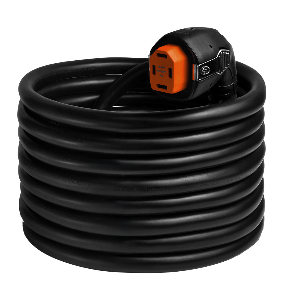 SmartPlug 50 AMP Angled RV Dual Configuration Cordset - 30' - Life Raft Professionals