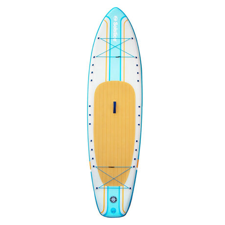 Solstice Watersports 10'6" Rambler Inflatable Stand - Up Paddleboard/Kayak 2 - In - 1 Kit w/Seat Convertible Paddle - Orange - Life Raft Professionals