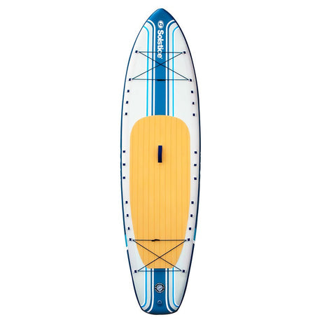 Soltice Watersports 10'6" Rambler Inflatable Stand - Up Paddleboard/Kayak 2 - In - 1 Kit w/Seat Convertible Paddle - Blue - Life Raft Professionals