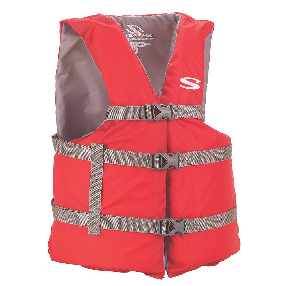 Stearns Adult Classic Red PFD Life Vest - Universal - Life Raft Professionals