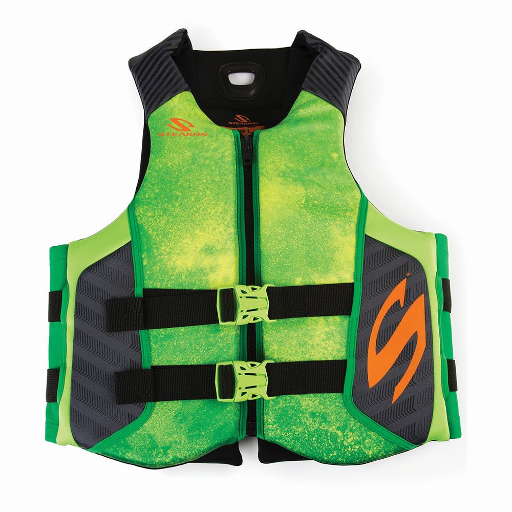 Stearns Adult Hydroprene Life Vest - Green - Medium - Life Raft Professionals