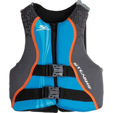 Stearns Youth Hydroprene Life Vest - Type III - Blue/Grey - 50 - 90lbs - Life Raft Professionals