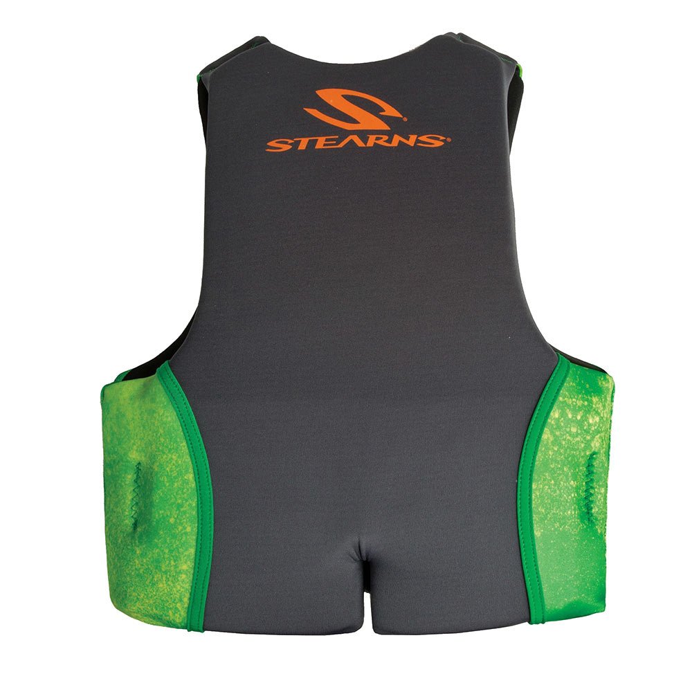 Stearns Youth Hydroprene Life Vest - Type III - Green - 50 - 90lbs - Life Raft Professionals