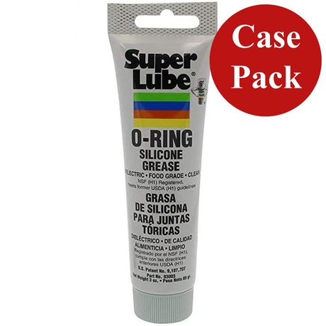 Super Lube O - Ring Silicone Grease - 3oz Tube *Case of 12 - Life Raft Professionals