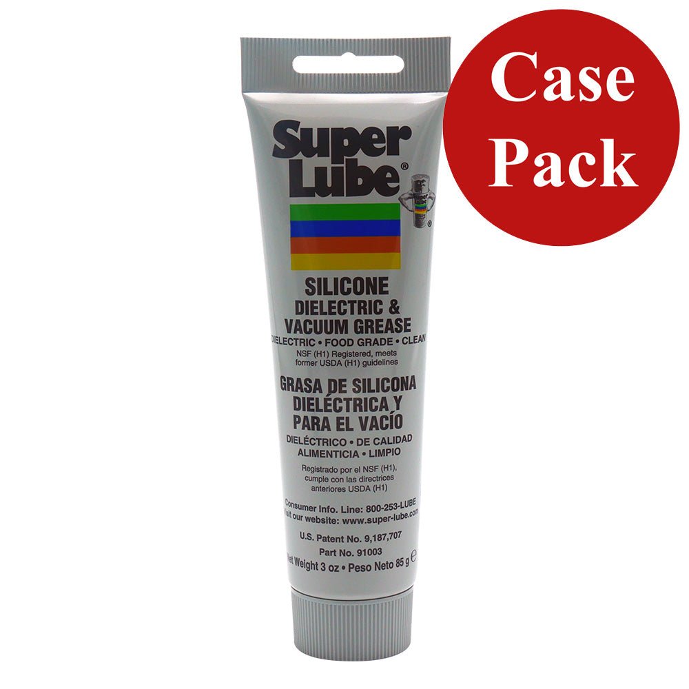 Super Lube Silicone Dielectric Vacuum Grease - 3oz Tube *Case of 12 - Life Raft Professionals