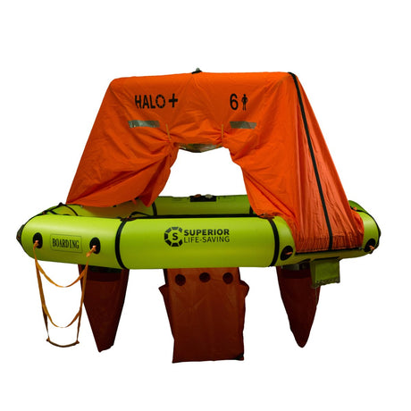 Superior HALO + Compact With Canopy Recreational Life Raft, 2-8 person - Life Raft Professionals