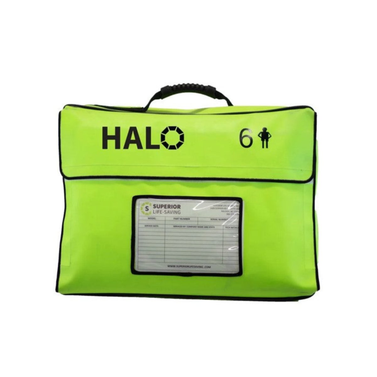 Superior HALO + Compact With Canopy Recreational Life Raft, 2-8 person - Life Raft Professionals