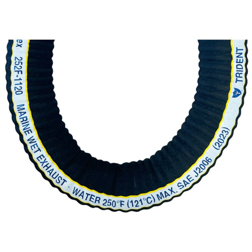 Trident Marine 1 - 1/2" Extra - Flex Corrugated Marine Wet Exhaust Hose - Sold by the Foot - Life Raft Professionals
