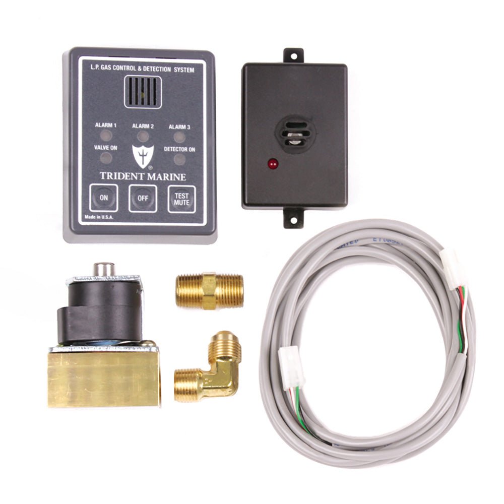 Trident Marine 12V Low - Pressure 3/8" Solenoid Kit w/Control Panel - Life Raft Professionals