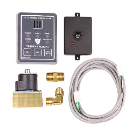 Trident Marine 12V Low - Pressure 3/8" Solenoid Kit w/Control Panel - Life Raft Professionals