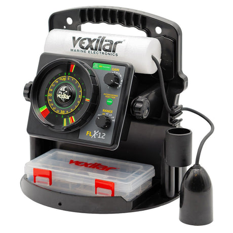 Vexilar FLX - 12 Pro Pack II Fishing System w/12 Degree Ice Ducer - Life Raft Professionals