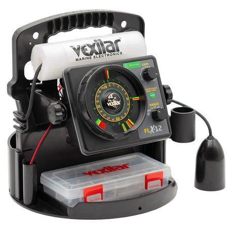 Vexilar FLX - 12 Pro Pack II Fishing System w/12 Degree Ice Ducer - Life Raft Professionals
