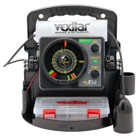Vexilar FLX - 12 Pro Pack II Fishing System w/12 Degree Ice Ducer - Life Raft Professionals